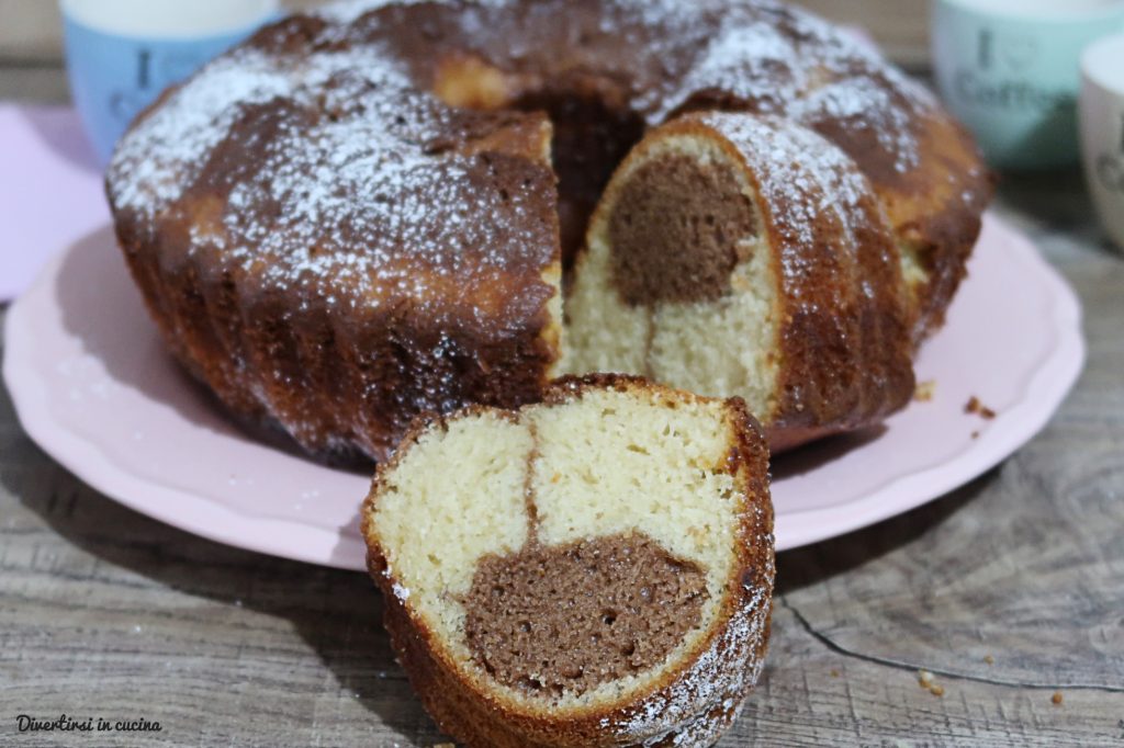 Bolo de iogurte com café e Nutella