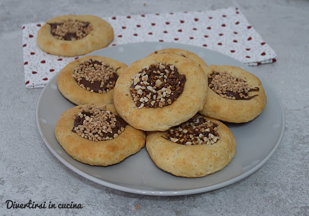 Briochinhas com Nutella