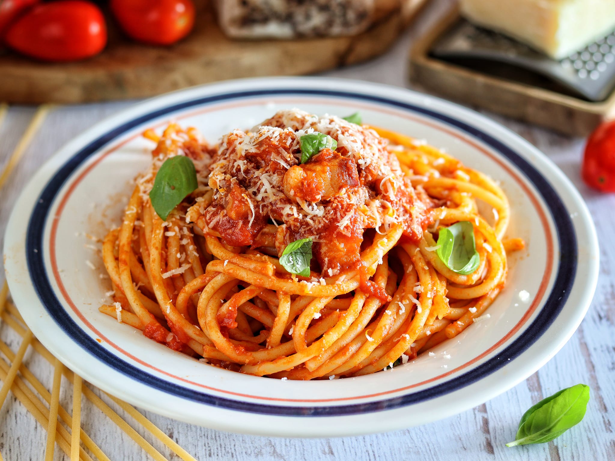 Bucatini all’amatriciana errada