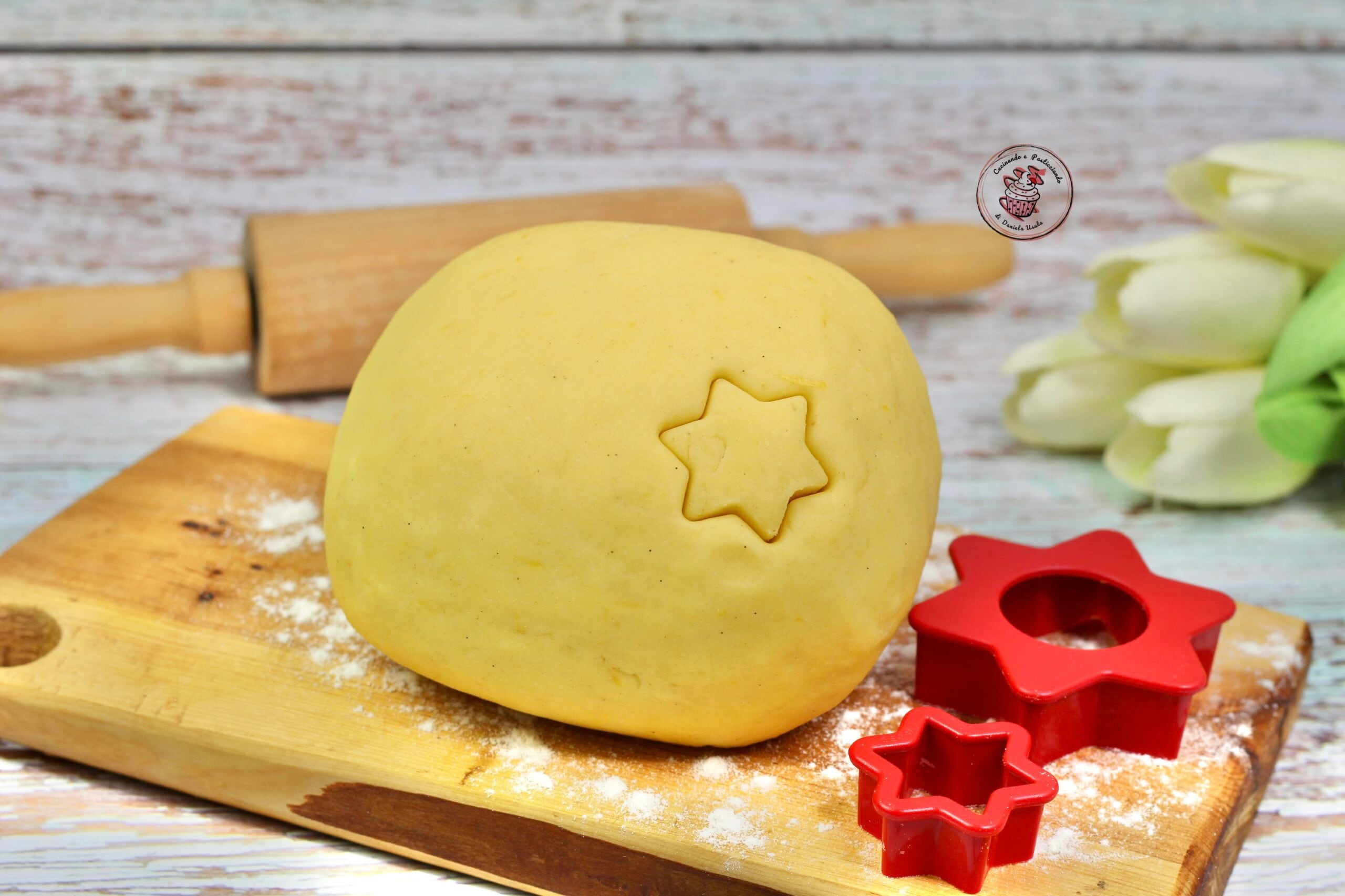 PASTA FROLLA OVIS MOLLIS, com gemas cozidas, perfeita para biscoitos