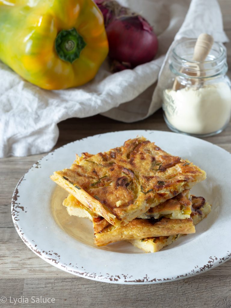 farifrittata de pimentões