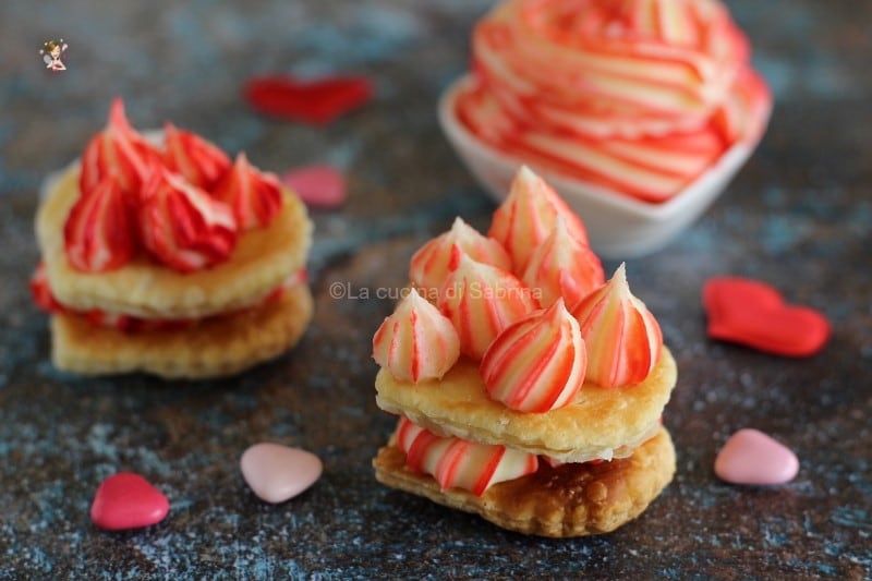 Creme de confeiteiro variegada