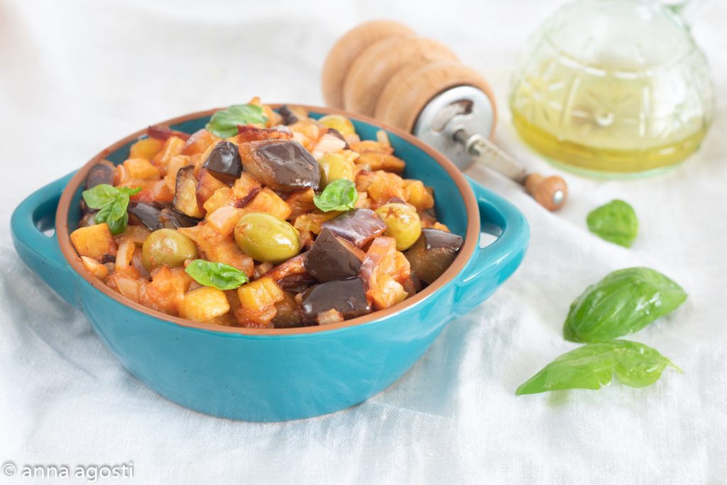 Caponata Siciliana tradicional