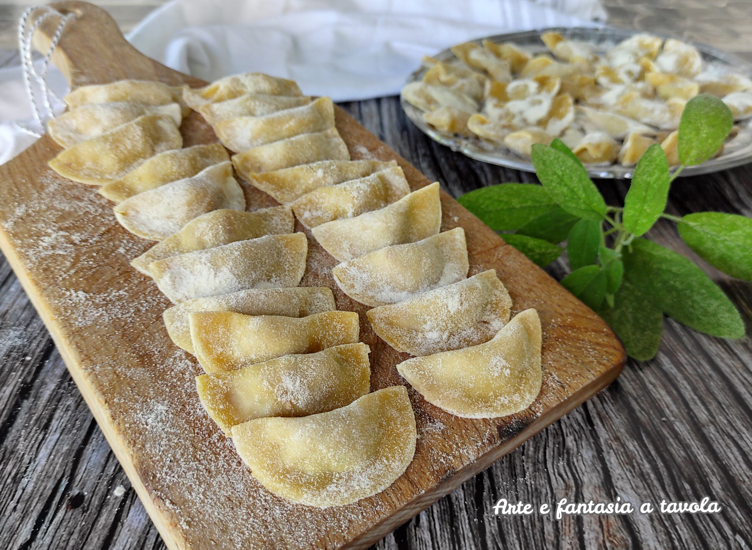 Casoncelli os raviolis típicos bergamascos massa recheada típica de Bérgamo e Brescia