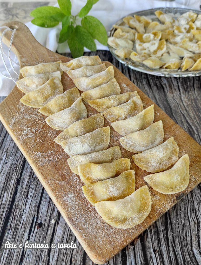 Casoncelli os raviolis típicos bergamascos