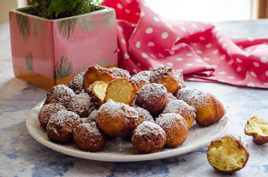 Castagnole de ricota e limão deliciosas e perfumadas, receita rápida e fácil