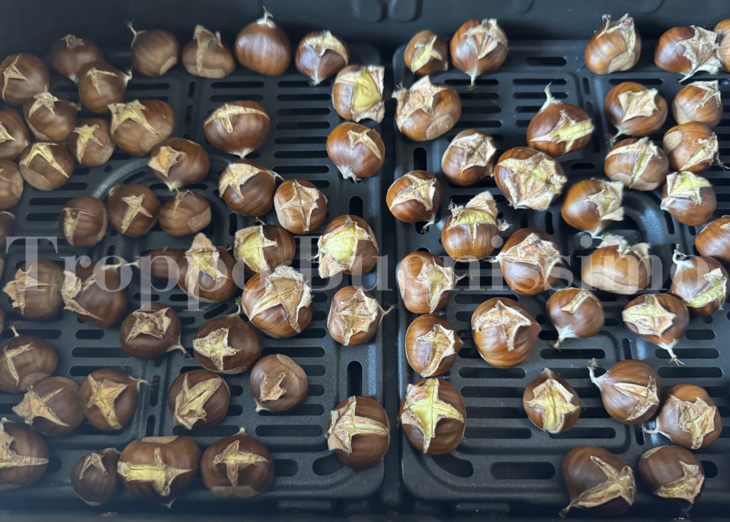 Castanhas na airfryer: prontas em poucos minutos