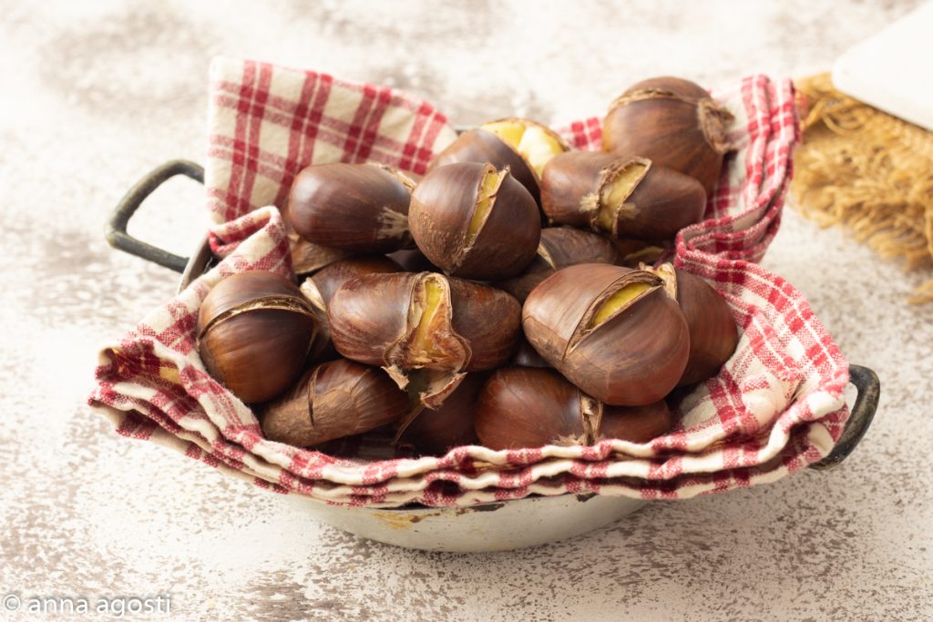 Castanhas no micro-ondas macias e rápidas