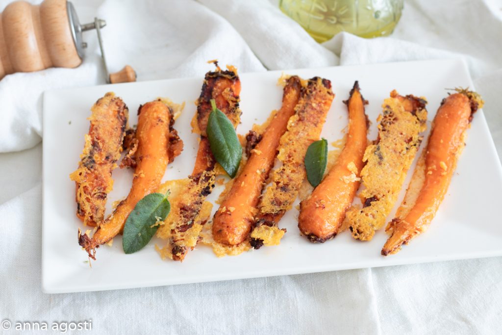 Cenouras com parmesão
