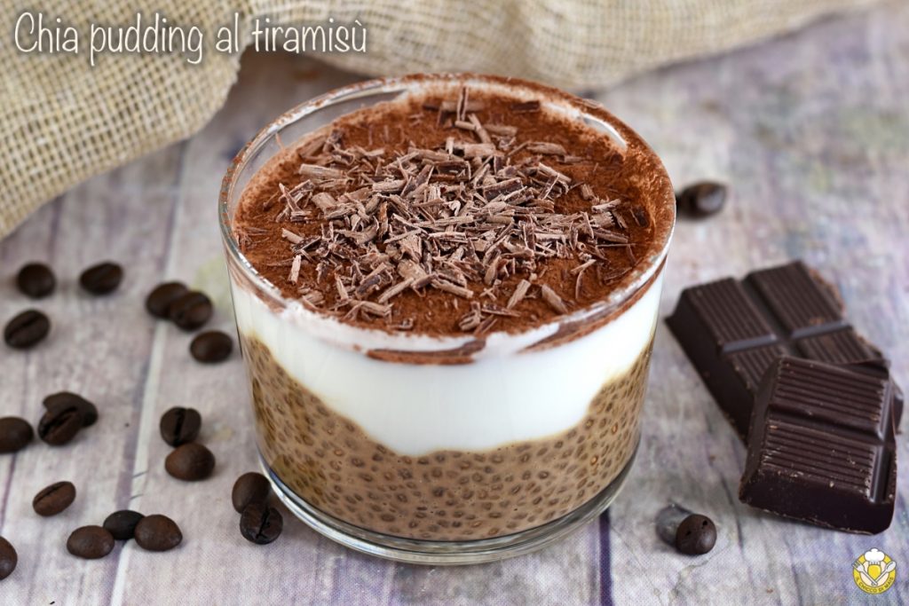 Chia pudding de tiramisù receita pudim de sementes de chia com iogurte grego café cacau para um café da manhã saudável e leve