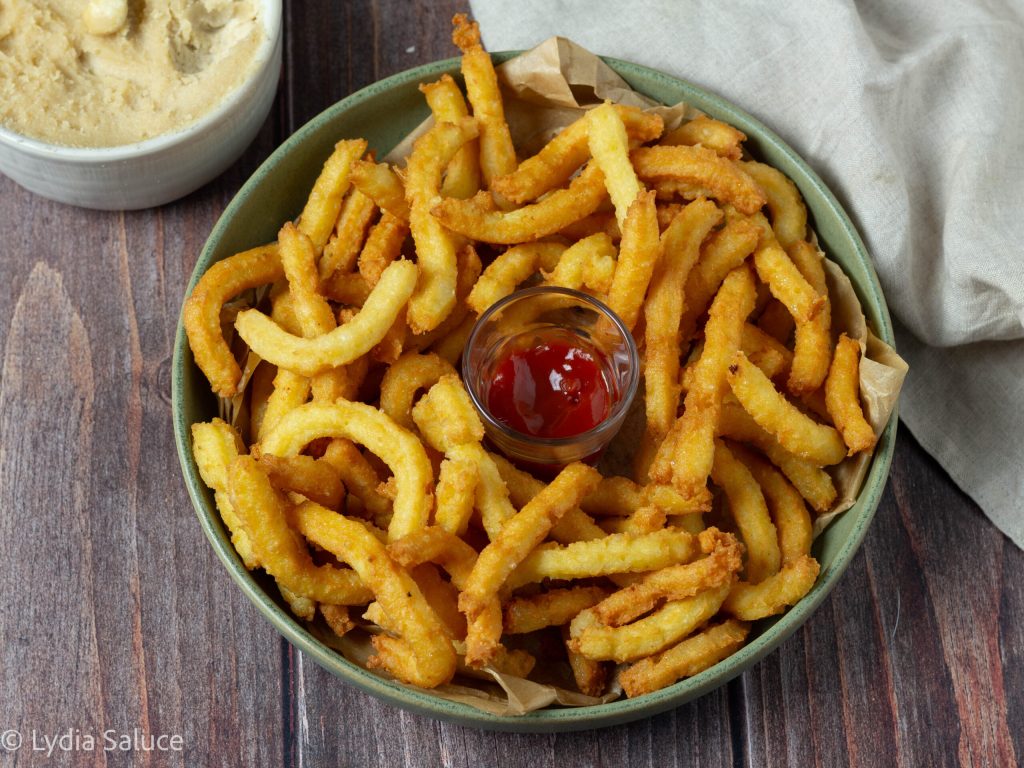 churros salgados com parmesão