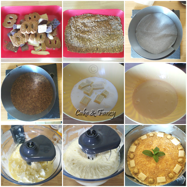 Procedimento cheesecake chocolate branco