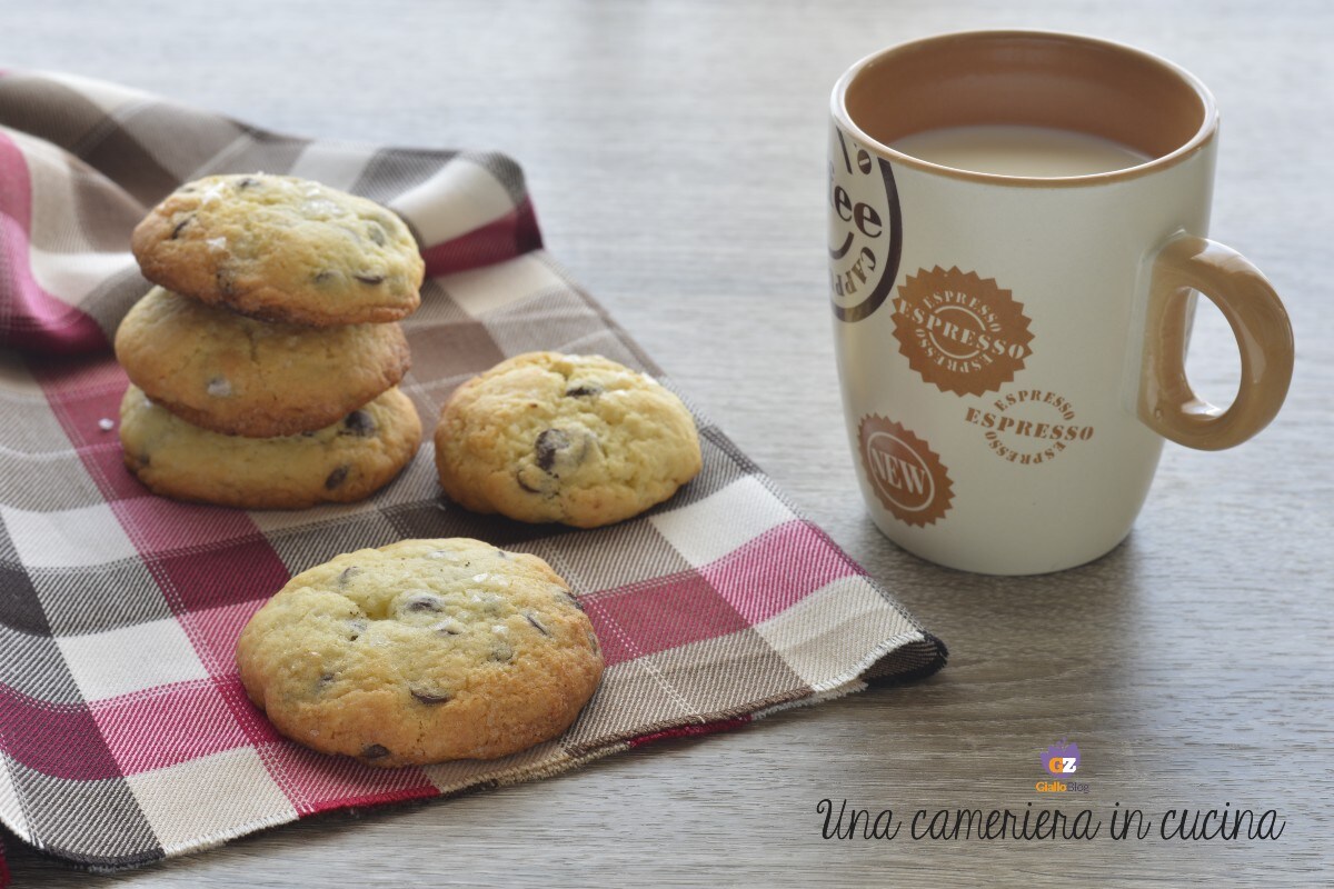 Cookies de chocolate e sal