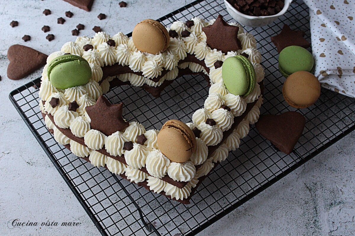 Cream tart de chocolate