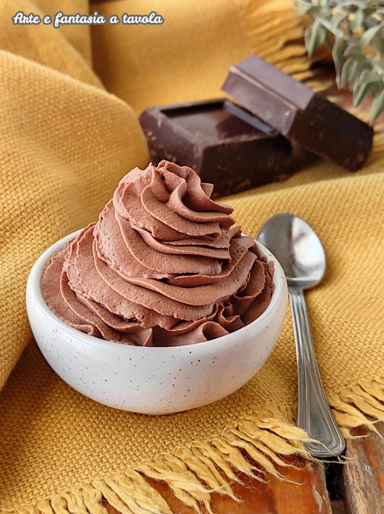 Creme ganache de chocolate