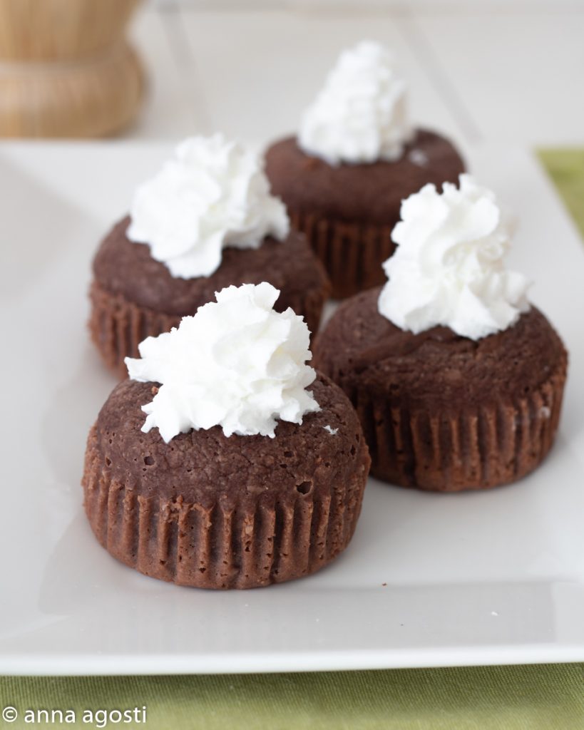Cupcake de Chocolate e Maçãs