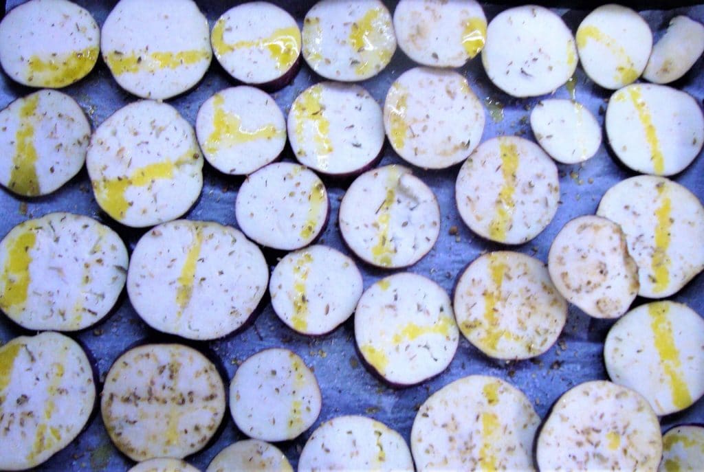 As pizzetas de berinjela