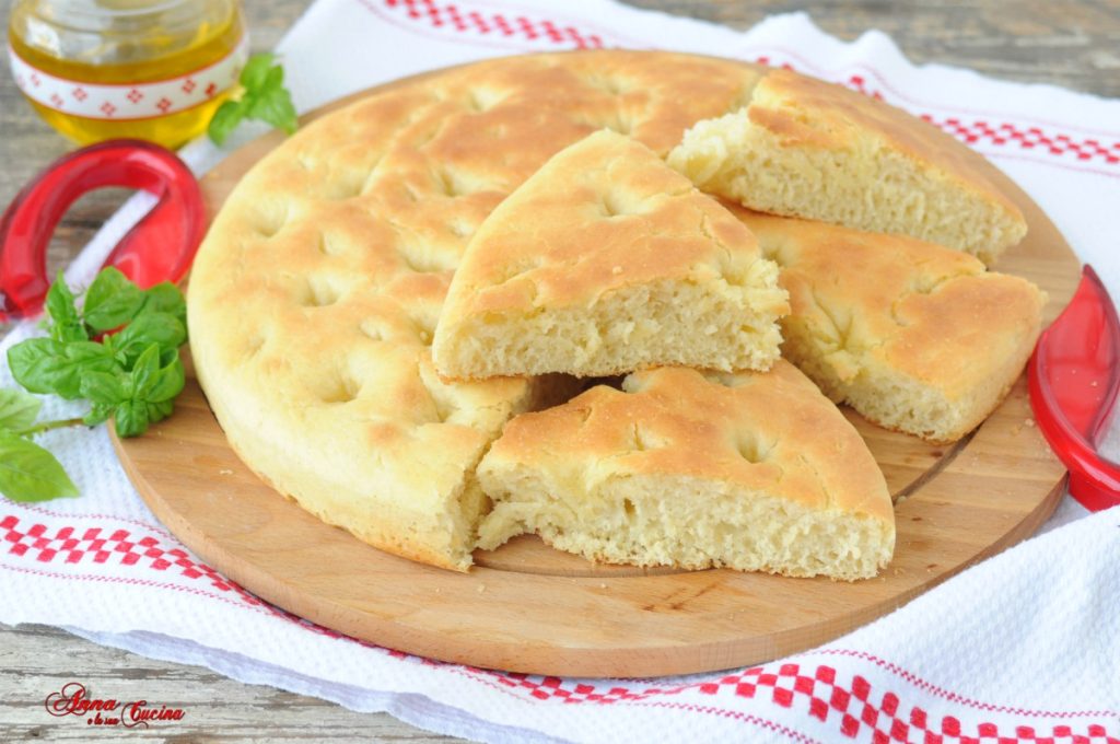 Focaccia branca com azeite e.v.o.