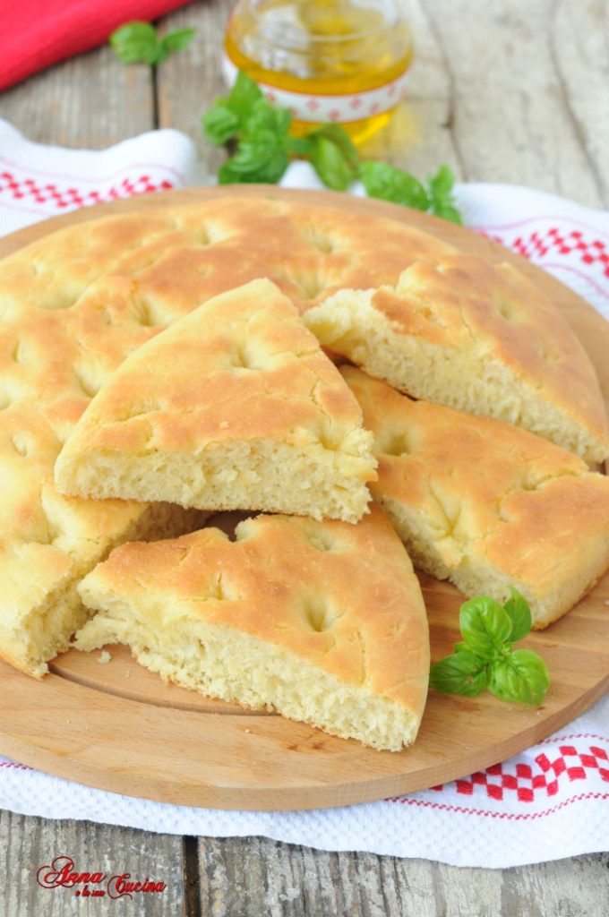 Focaccia branca com azeite e.v.o.