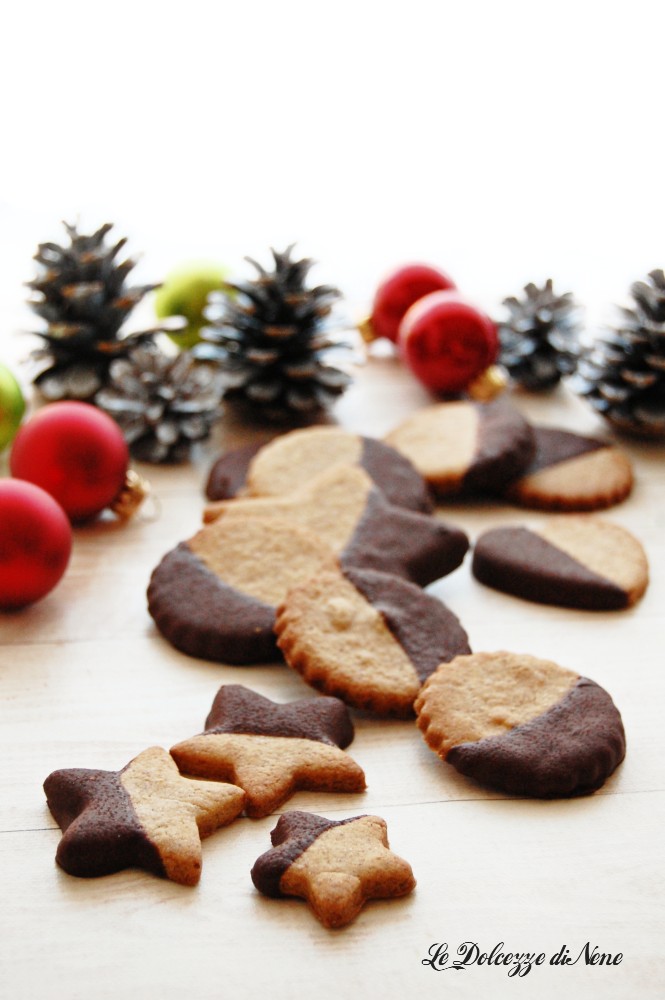 biscoitos de canela e chocolate