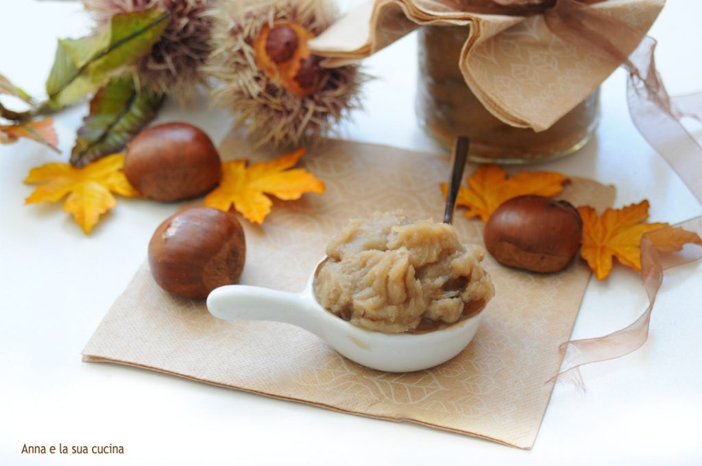 Geleia de castanhas com baunilha