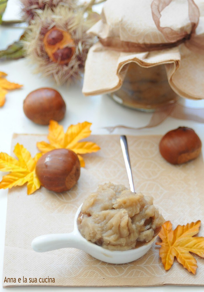 Creme de castanhas com baunilha