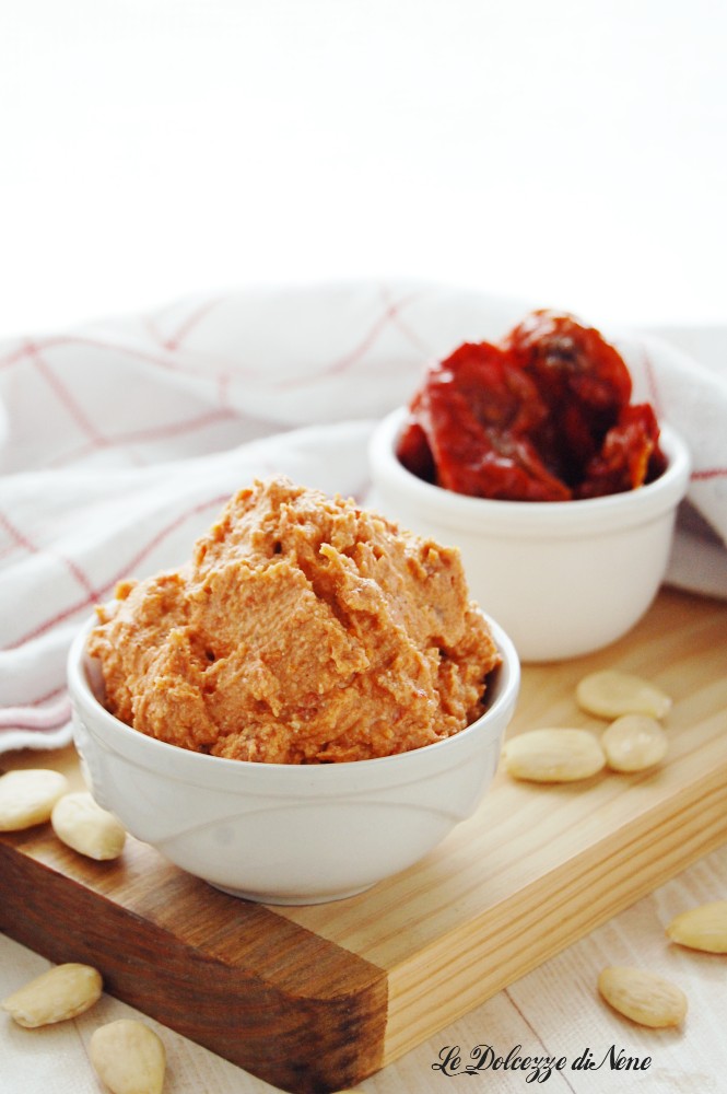 pesto de tomates secos e ricota