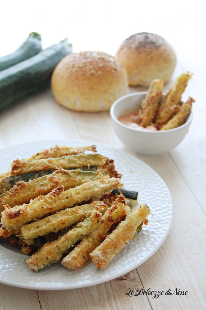 palitos de abobrinha gratinados no forno
