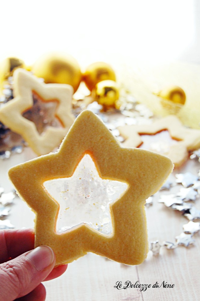 Biscoitos de Natal com vidrinho