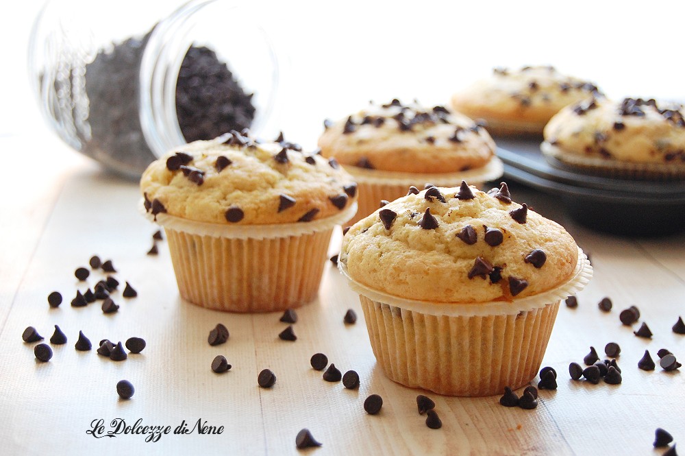 MUFFIN COM GOTAS DE CHOCOLATE