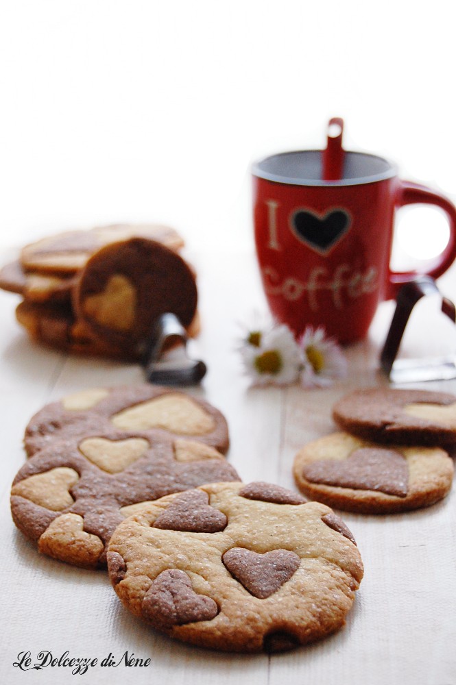 biscoitos para o Dia dos Namorados com coração