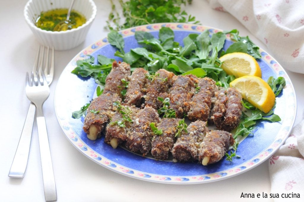 Rolinhos de carne ao forno