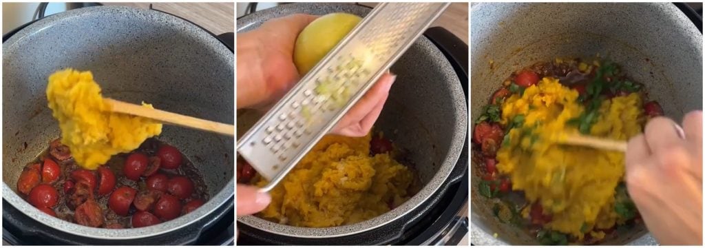 Dahl de lentilhas com multicooker