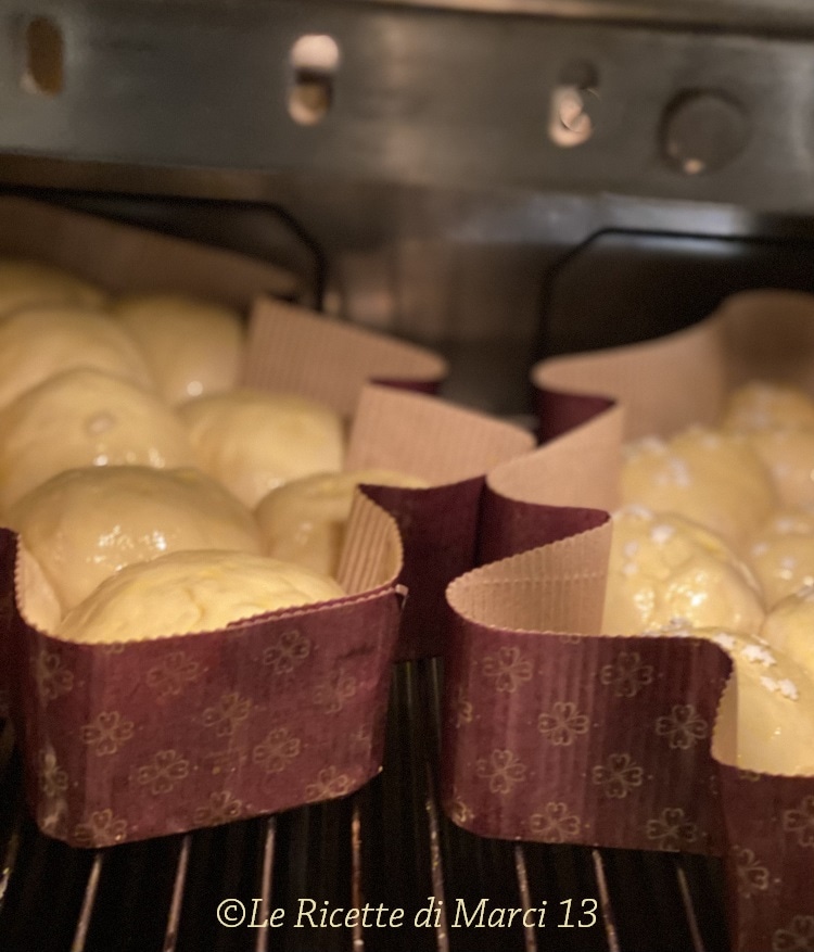 Danubio árvore de Natal no forno