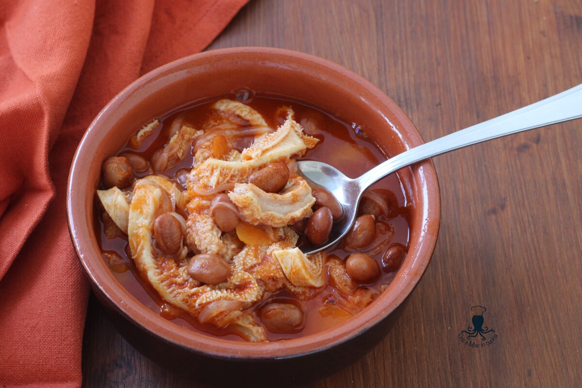 Dobradinha com feijão, receita simples