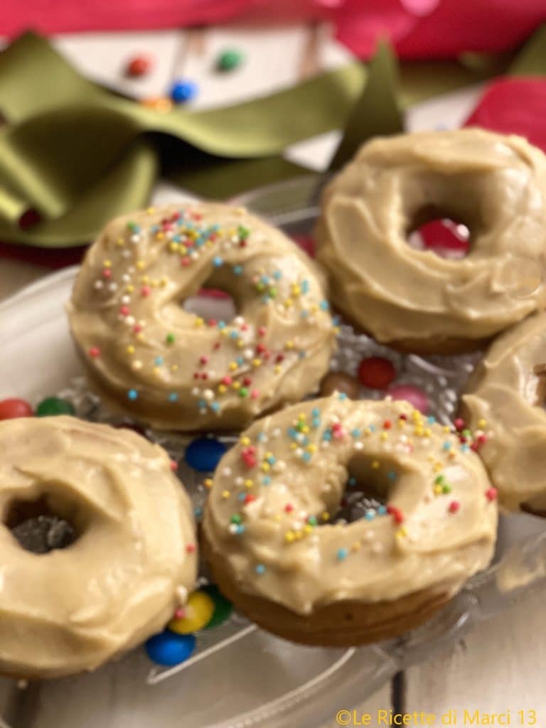 Donuts assados com canela