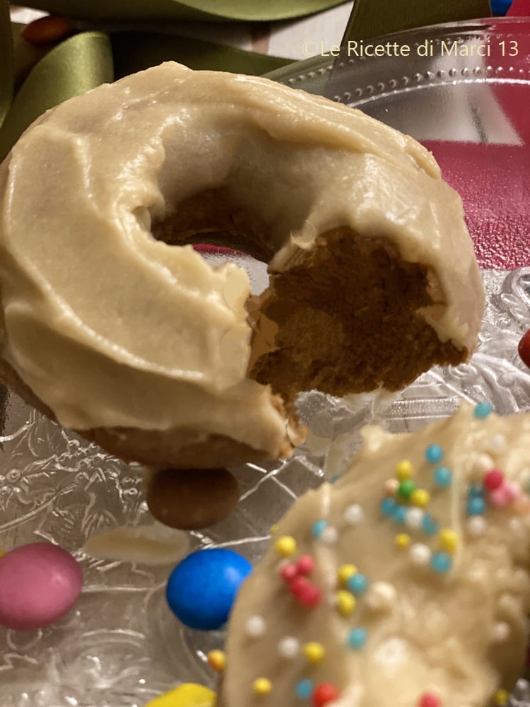 Donuts assados com canela