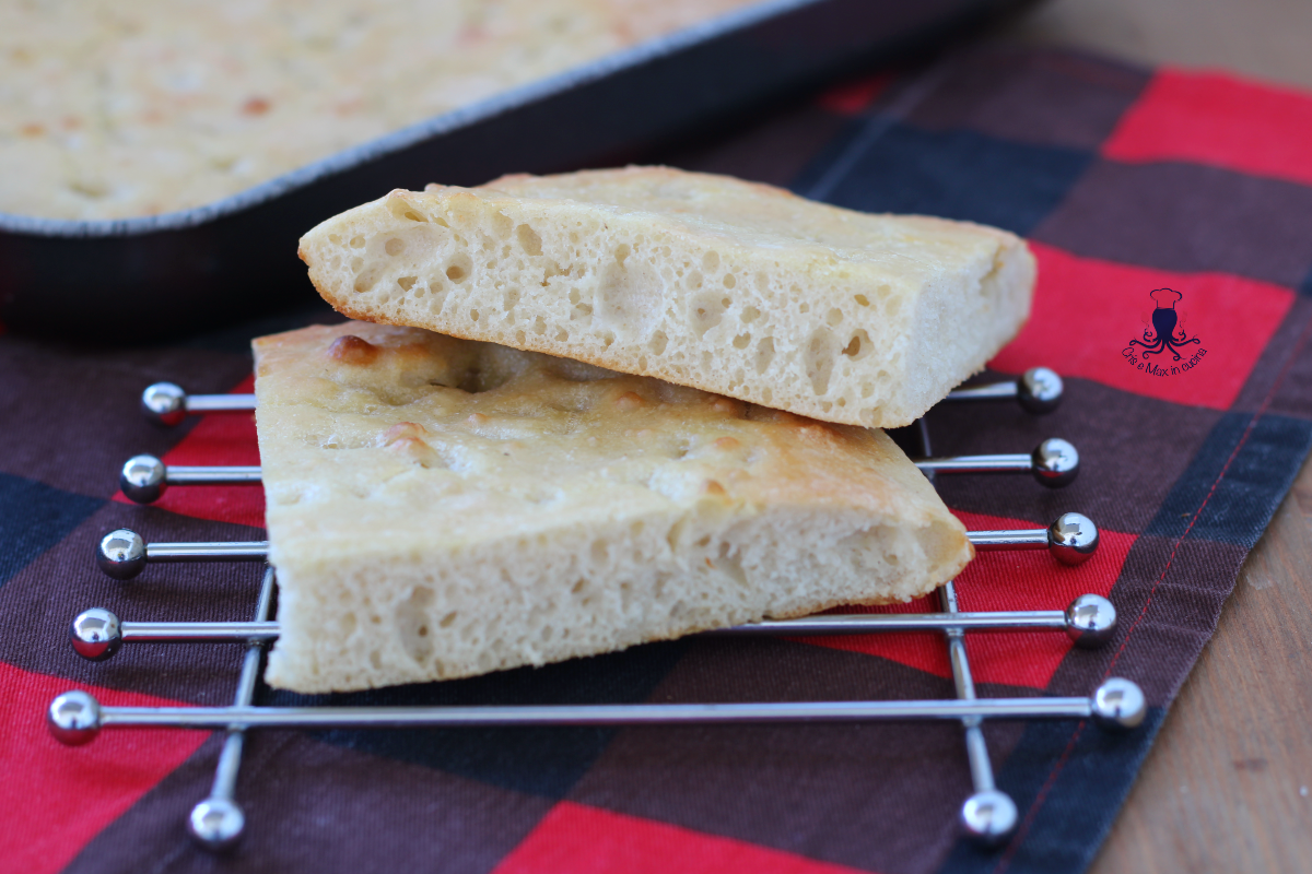 Focaccia de Locatelli, receita fermentada sem amassar…