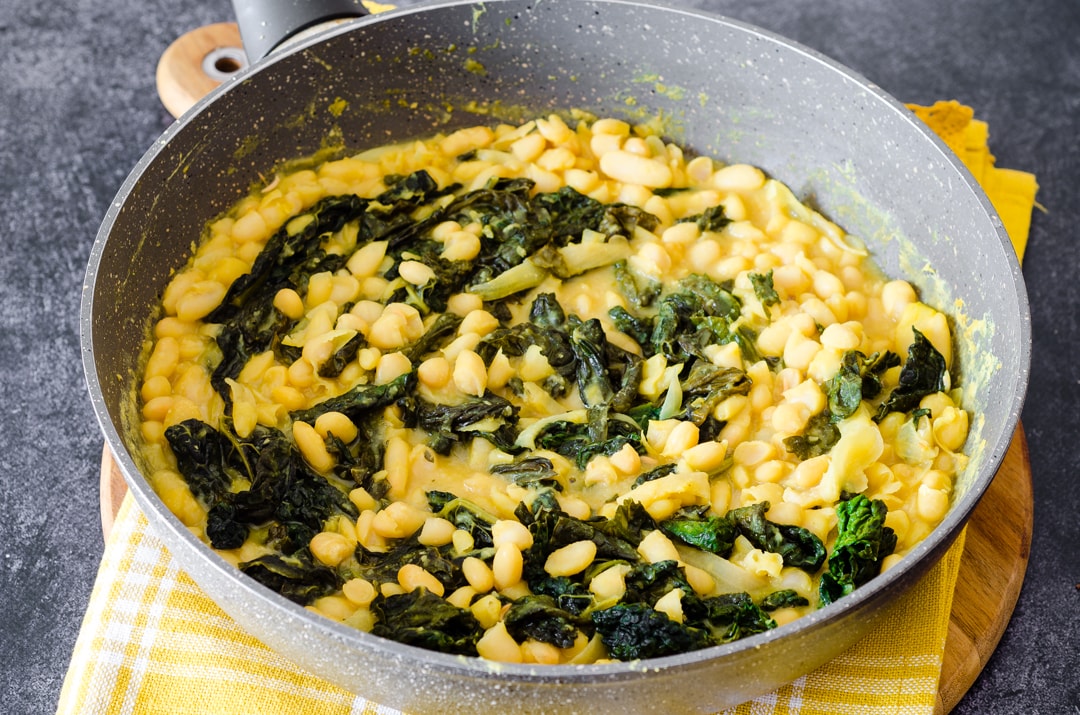 Feijão e couve, um prato saudável, nutritivo e saboroso!