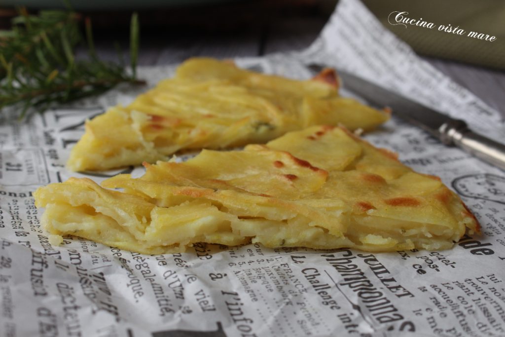 Focaccia de batata sem glúten Cozinha vista para o mar