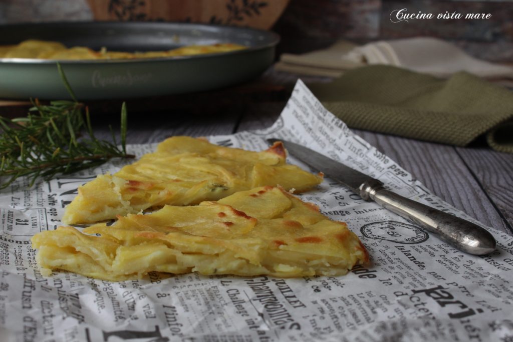 Focaccia de batata sem glúten Cozinha vista para o mar