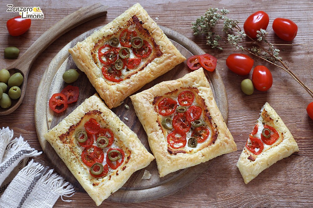 Folhados à pizzaiola
