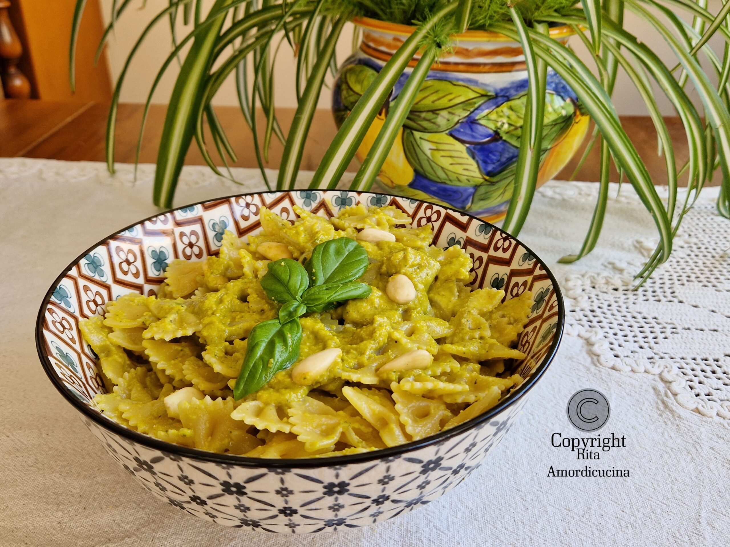 Pesto de flores de abóbora