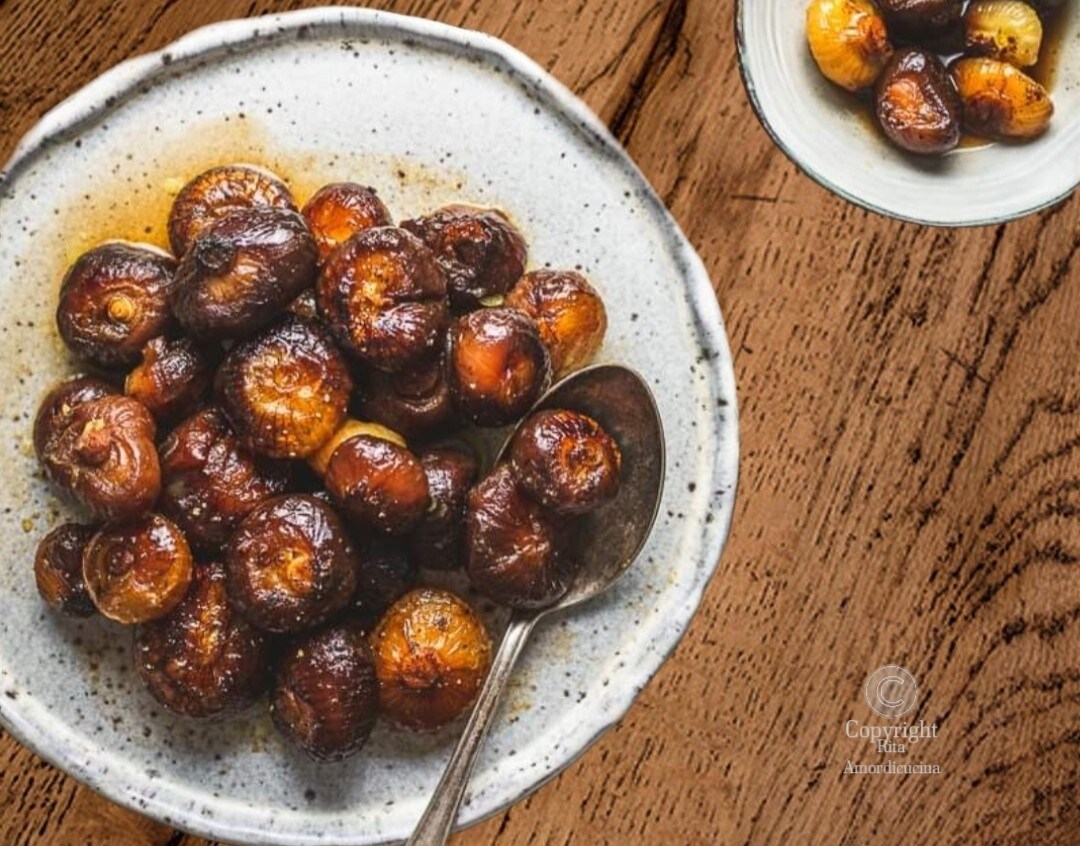 A receita de cebolinhas agridoce