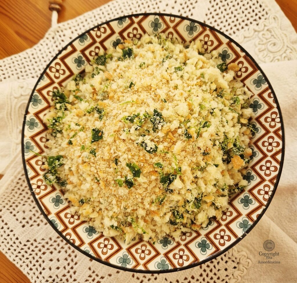 Tutorial "A farinha de rosca temperada à Siciliana"