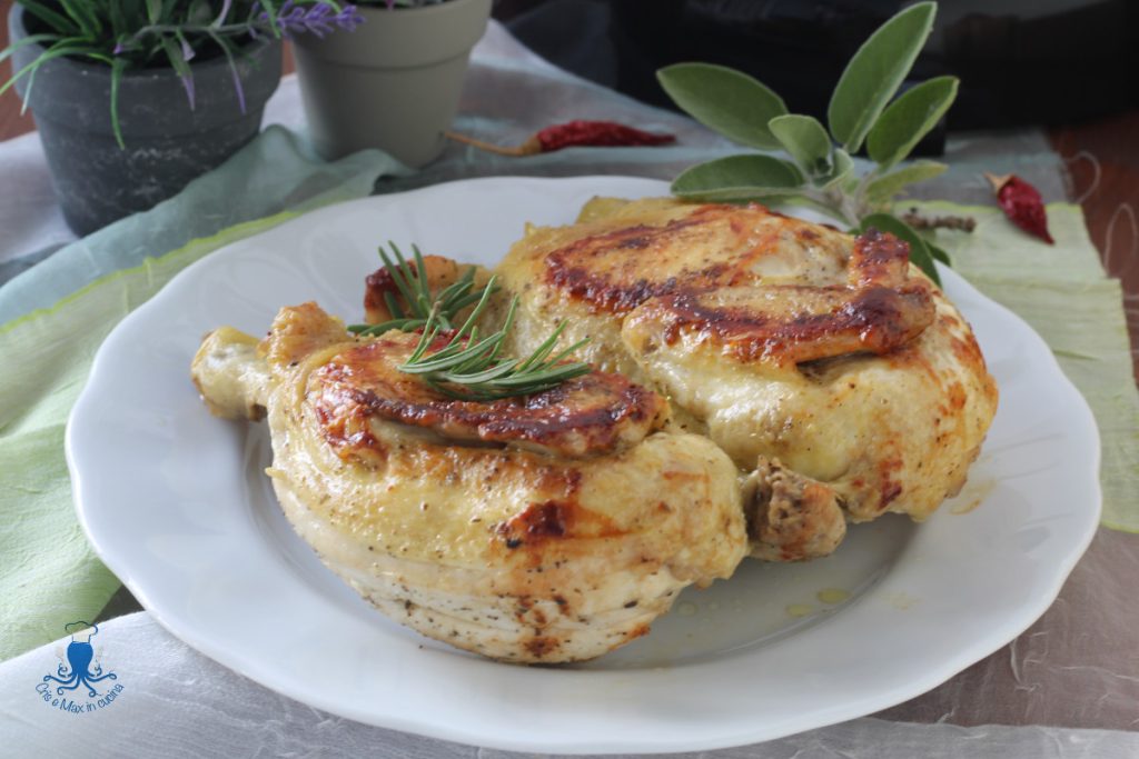 Frango à diavola no multicooker