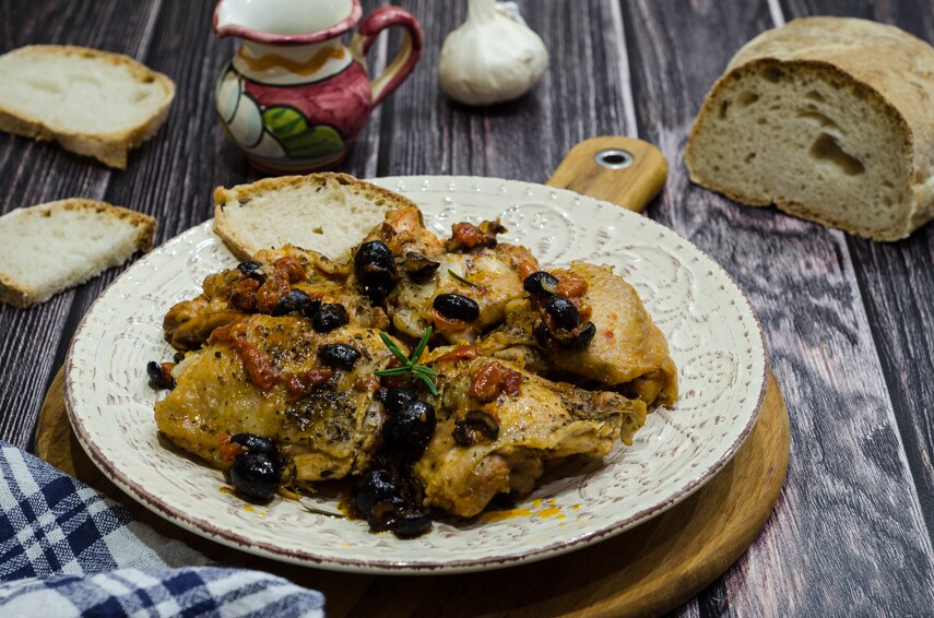 Frango à mediterrânea