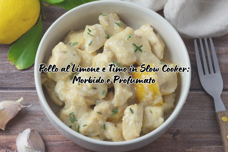 Frango com Limão e Tomilho na Slow Cooker, Macio e Perfume