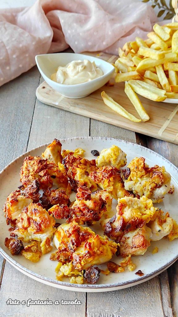 Frango crocante não frito