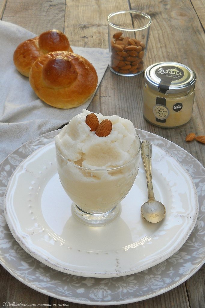 granita de amêndoa